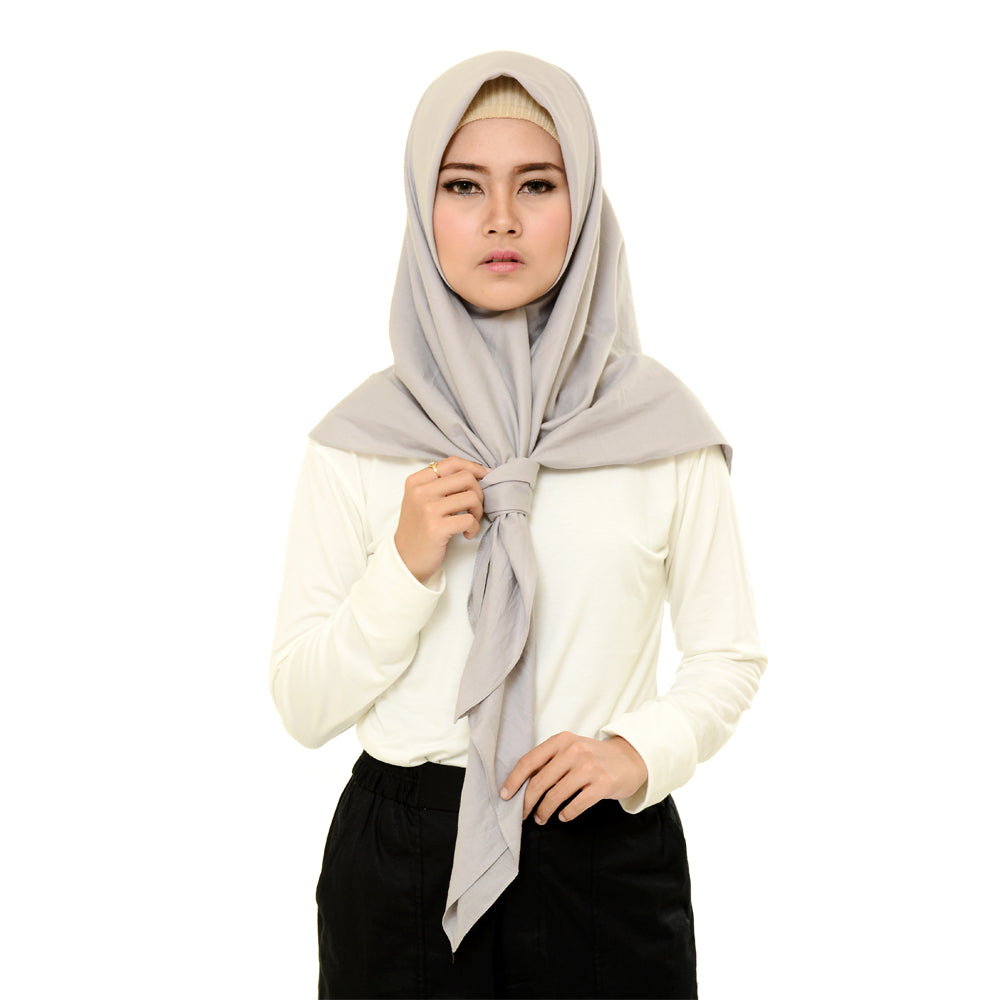 Square Shawl Grey