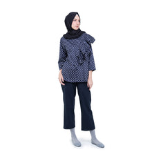 Sher Polkadot Navy