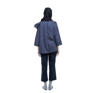 Sher Polkadot Navy